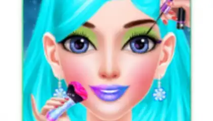 Ice Queen Makeup Dress Up
